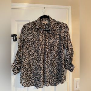 Ann Taylor LOFT floral shirt